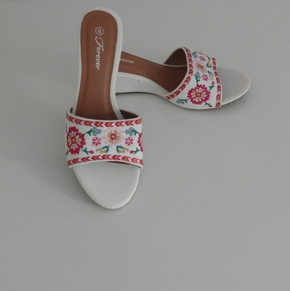 Forever slip on sandals